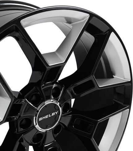 CS45-395512-BS CS45-22 x 9.5 in. - 6 x 135 12mm Offset - Black w/Chrome Powder Inserts in Saudi Arabia
