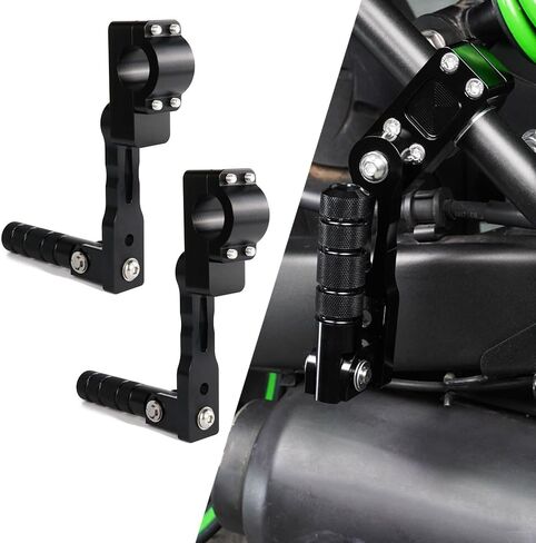 Xitomer Universal 1.25" Highway Footpegs Adjustable Footpeg Kit Fit for Road Glide Street Glide Sportster Road King Electra Glide Guard Bar, Fits most Harley models Motorcycle Highway Peg Mounts in Saudi Arabia