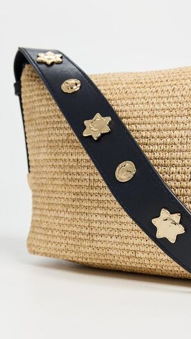 Madewell Women's The Sun Medallion Straw Shoulder Bag in Saudi Arabia