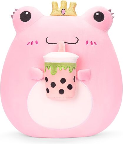 Large Frog Plush Pillow Stuffed Animal Toy,Big Size Cute Soft Toys 13" Fat Kawaii Hugging Pillows Cuddle Huggable Plushie,Gift for Kids in Kuwait