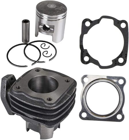 NICHE 50CC Spree Cylinder Cylinder Casket Top Top Kit لـ Honda NQ50D Spree SB50P 11984-1990 2101-GK8-000 12251-GN2-000 in Saudi Arabia