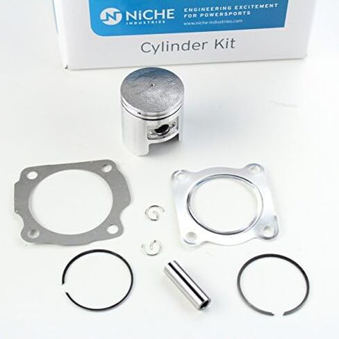 NICHE 50CC Spree Cylinder Cylinder Casket Top Top Kit لـ Honda NQ50D Spree SB50P 11984-1990 2101-GK8-000 12251-GN2-000 in Saudi Arabia