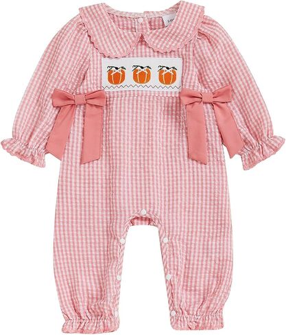 Halloween Baby Girl Outfit Newborn Romper Jumpsuits One Piece Clothes Fall Cute Infant Clothing in Saudi Arabia