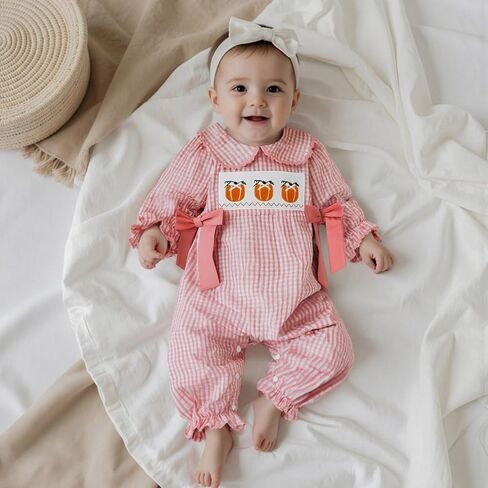 Halloween Baby Girl Outfit Newborn Romper Jumpsuits One Piece Clothes Fall Cute Infant Clothing in Saudi Arabia