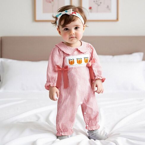 Halloween Baby Girl Outfit Newborn Romper Jumpsuits One Piece Clothes Fall Cute Infant Clothing in Saudi Arabia