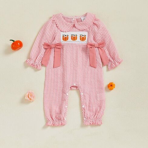 Halloween Baby Girl Outfit Newborn Romper Jumpsuits One Piece Clothes Fall Cute Infant Clothing in Saudi Arabia