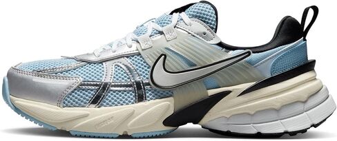حذاء Nike V2K Run Premium (HF4305-072، عظم فاتح/ساندريفت/فيوتيك/فضي معدني) مقاس 8 in Saudi Arabia