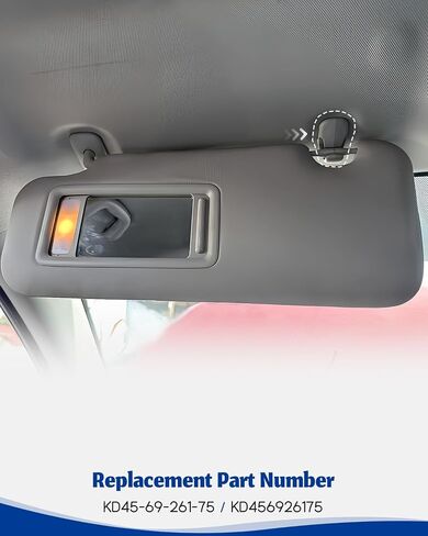 Sun Visor Clip Holder Bracket Fit for Mazda 3 Hatchback 6 CX-5 CX5 2013 2014 2015, Replace KD45-69-261-75 2Pcs Right Left Side in Saudi Arabia