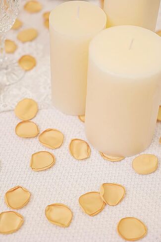 Tinge Time 400pcs بتلات زهرة الحرير لحفل الزفاف ، بتلات الورد للديكور ، بتلات زهرة مزيفة للاستحمام الزفاف ، بتلات فتاة الزهور للذكرى السنوية والحفلات (برتقالية وبيكوك الأخضر) in Kuwait