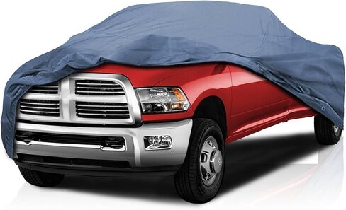 غطاء سيارة شاحنة خفيف الوزن بالإضافة إلى حجم كامل للحجم لعام 1999-2010 Dodge Ram 2500/3500 Pickup Crew Cab 4-Door 8 أقدام خدش ، حماية من الغبار رمادي in Kuwait