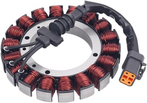 Motorcycle Stator Coil Compatible With Fat Boy Super FXDLI FXDBI FXDC FXDI FXDWGI FXST Models 30017-01 30017-01A 30017-01B in Saudi Arabia