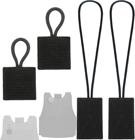 2 Pack Mic Clips for Law Enforcement, Black Radio Mic Holders, Mic Clips for Law Enforcement Vest, Essential Law Enforcement Accessories in Saudi Arabia