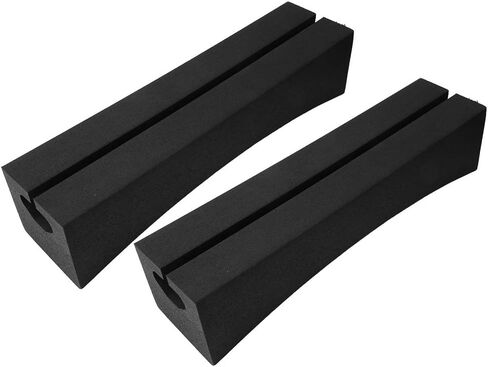 Acouto Roof Rack Padding Fork Outdoor Portable Car Roof Racks Bars, EVA Soft Oval Design, for Surfboard, Kayak, Stand Up Paddle Transportation - One Pair Rack Bar in Saudi Arabia
