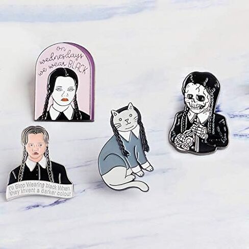 Flairs New York Premium Handmade Enamel Lapel Pins, Blind Mystery Box Collection, Pack of 5, Alloy Material in Saudi Arabia
