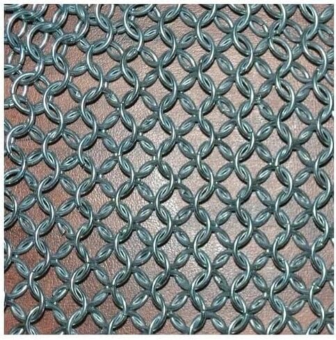 Chainmail Bikini Bra Top Costume Chainmail Lingerie DIY Fully Wearable Fully Functional 10MM Aluminium Butted Round Rings Chainmail Sexy Top Halter Carnival Festival Nerd Cosplay Halloween Dress in Saudi Arabia