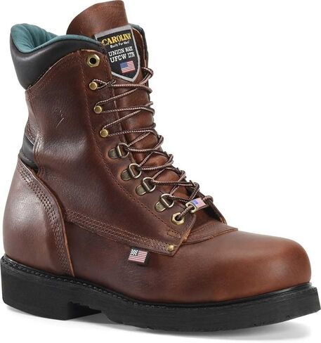 Carolina Men 1809 Sarge Hi 8steel Toe Work Boot Brown 9.5 D in Kuwait