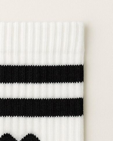 L’ORANGE Court Crew Pickleball Socks – 4-Pack | Premium Cotton Athletic Crew Socks for Men & Women | Neutral Tones, Varsity Stripe | Cushioned, Breathable, Stylish Gift Set in Saudi Arabia