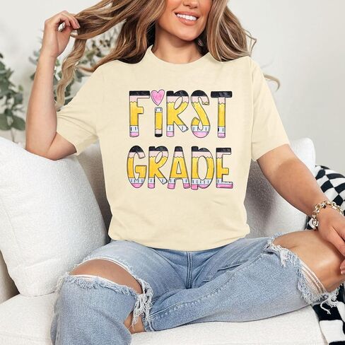 قمصان المعلمين للنساء معلمات رياض الأطفال Tshirt تدريس قميص الحياة مضحكة تعليم جرافيك هدية المعلم in Saudi Arabia
