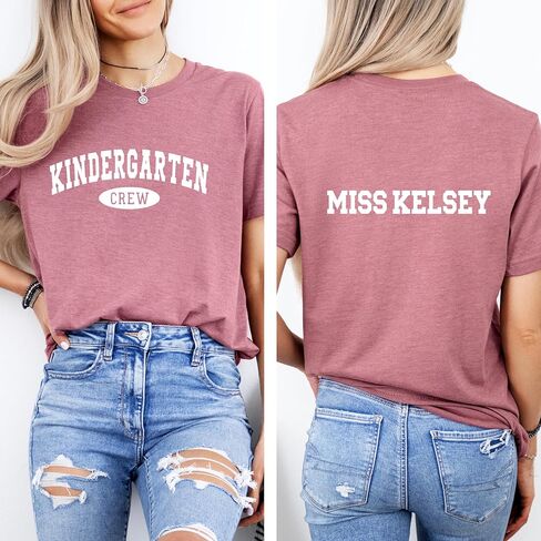 Personalized Teacher Shirts, Grade Level Group Teacher T-Shirts, Matching 4th Grade Team Graphic Tees, Back to School Shirts, Kindergarten, 1st, 2nd, 3rd Grade Teacher Shirts in Saudi Arabia
