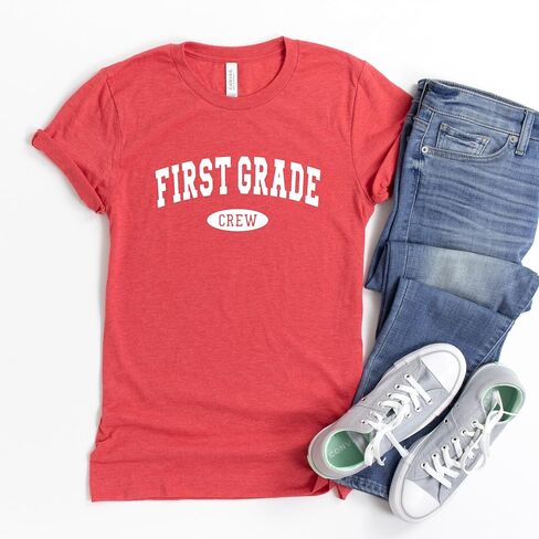 Personalized Teacher Shirts, Grade Level Group Teacher T-Shirts, Matching 4th Grade Team Graphic Tees, Back to School Shirts, Kindergarten, 1st, 2nd, 3rd Grade Teacher Shirts in Saudi Arabia