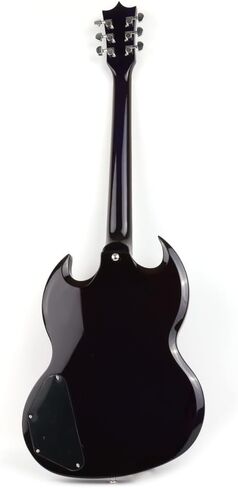 FSG-60 Solid Body Full Size Canadian Maple Neck Genuine Rosewood Fretboard Fingerboard Mahoghany Body Electric Guitar (Flame Maple Purple) in Saudi Arabia