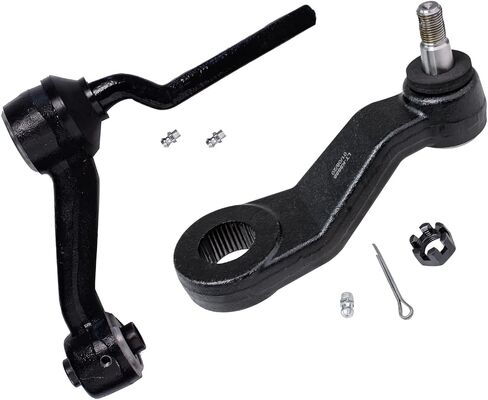 Detroit Axle - Front 14pc Stuning Kit for 1998-2002 Ford Crown Victoria Lincoln Town Car Mercury Grand Marquis ، Tie Rods Ball Coints Sway Bars Pitman Idler Arm Sleeves 1999 2000 2001 emplication in Kuwait