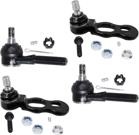 Detroit Axle - Front 14pc Stuning Kit for 1998-2002 Ford Crown Victoria Lincoln Town Car Mercury Grand Marquis ، Tie Rods Ball Coints Sway Bars Pitman Idler Arm Sleeves 1999 2000 2001 emplication in Kuwait