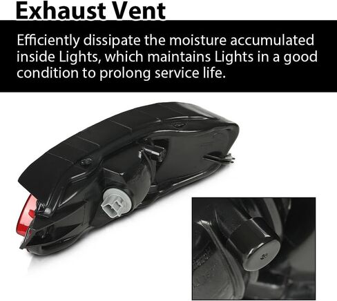 G-PLUS Rear Side Marker Bumper Reflector Light w/o Bulbs Left and Right Side Compatible with RX400H 2006-2008/Fit RX350 2007-2009/Fit RX330 2004-2006 819100E010 81911-48040 in Saudi Arabia