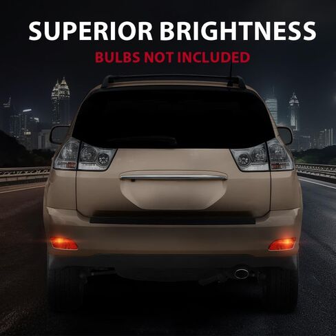 G-PLUS Rear Side Marker Bumper Reflector Light w/o Bulbs Left and Right Side Compatible with RX400H 2006-2008/Fit RX350 2007-2009/Fit RX330 2004-2006 819100E010 81911-48040 in Saudi Arabia