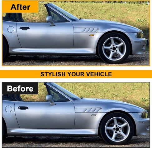 Front Amber Sequential LED Turn Signal Lights Replacement for Z3 Coupe/Roadster 1996-2002, Smoked Lens Dynamic Fender Indicator Side Marker Lamp Replace OE 63132493613, 63132493614 in Saudi Arabia