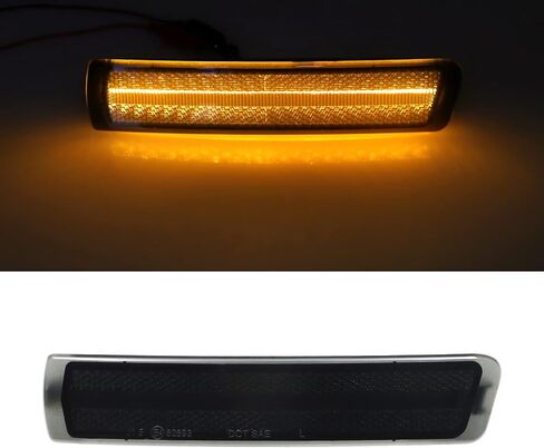 أمامي العنبر المتسلسل LED LED LED استبدال Z3 Coupe/Roadster 1996-2002 ، عدسة مدخنة مؤشر الحاجز Dynamic Fender Marker مصباح الاستبدال OE 63132493613 ، 63132493614 in Kuwait