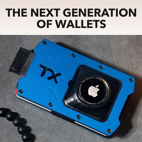 TITAN X Wallet | Minimalist Slim Metal anti RFID Wallet with Money Clip | Front Pocket Wallet | Pro Slide Edition (Airtag Ready, Gunmetal) in Saudi Arabia