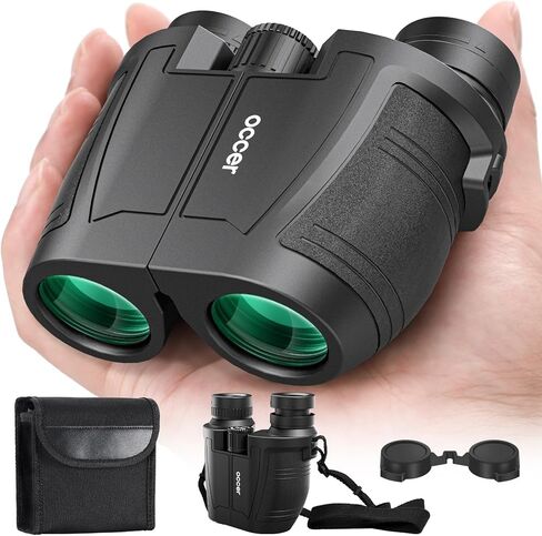 15X30 Compact Binoculars for Adults and Kids - Occer High Powered Binoculars for Bird Watching Easy Focus HD Binoculars for Travel Outdoor Hunting in Kuwait