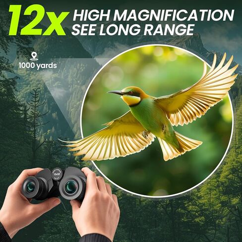 15X30 Compact Binoculars for Adults and Kids - Occer High Powered Binoculars for Bird Watching Easy Focus HD Binoculars for Travel Outdoor Hunting in Kuwait