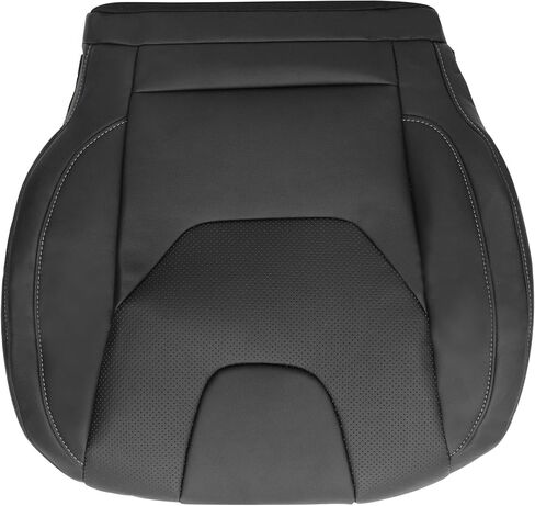 GXARTS Driver Side Bottom Lower Replacement Perforated Leather Seat Cover Black Compatible with Ford Fusion Titanium 2013 2014 2015 2016 2017 Fit for Ford Edge 2013 2014 2015 2016 2017 in Saudi Arabia