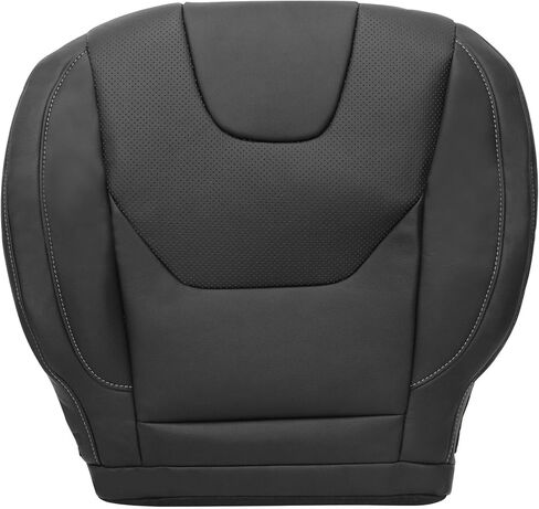 GXARTS Driver Side Bottom Lower Replacement Perforated Leather Seat Cover Black Compatible with Ford Fusion Titanium 2013 2014 2015 2016 2017 Fit for Ford Edge 2013 2014 2015 2016 2017 in Saudi Arabia