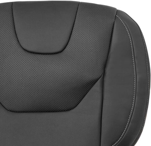 GXARTS Driver Side Bottom Lower Replacement Perforated Leather Seat Cover Black Compatible with Ford Fusion Titanium 2013 2014 2015 2016 2017 Fit for Ford Edge 2013 2014 2015 2016 2017 in Saudi Arabia