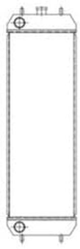 CARTEX Water Tank Radiator 4668378 for FITS HITACHI Excavator ZAX120-3 ZAX135US-3 ZAX190W-3 in Saudi Arabia