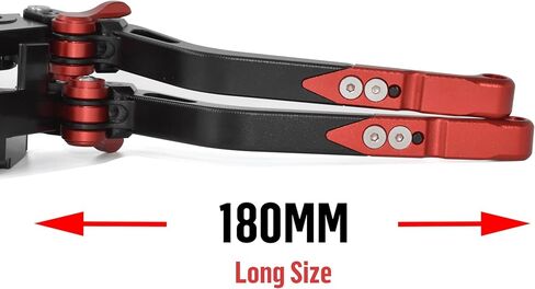Long Size Brake Lever Clutch Lever for Triumph Scrambler 400X 2024 2025, CNC Aluminum Alloy Made (Black) in Saudi Arabia