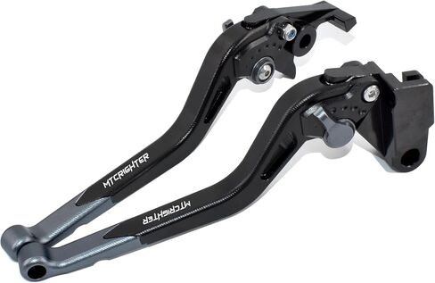 Long Size Brake Lever Clutch Lever for Triumph Scrambler 400X 2024 2025, CNC Aluminum Alloy Made (Black) in Saudi Arabia