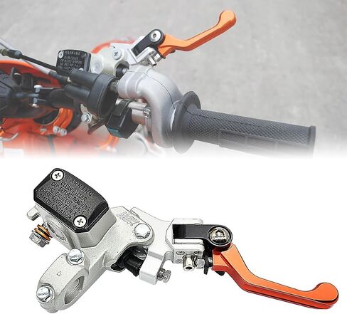 Motocross Right Brake Master Cylinder Clutch Pump Prake Lever لـ KTM SX SX-F EXC-F XC XC-W XC-F TPI 6Days 125-530 2008-2023 (Orange) in Kuwait