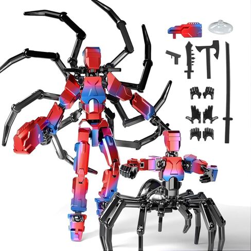 مجموعة شخصية Action T13 ، 6pcs t 13 Figure Robot Action Figure Titan 13 ثلاثية الأبعاد المطبوعة ، لعشاق النمذجة ، إلخ. هدايا عيد ميلاد وهدايا يوم الأطفال للأطفال من 5 إلى 8 سنوات （التجميع مطلوب） in Kuwait