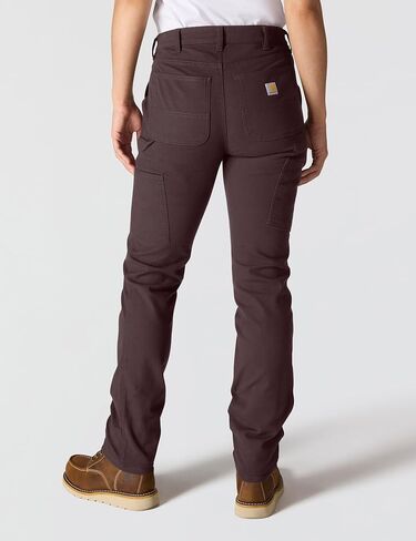 Carhartt Women's The Essential Canvas Pant ، Dark Sepia ، 26 in Saudi Arabia