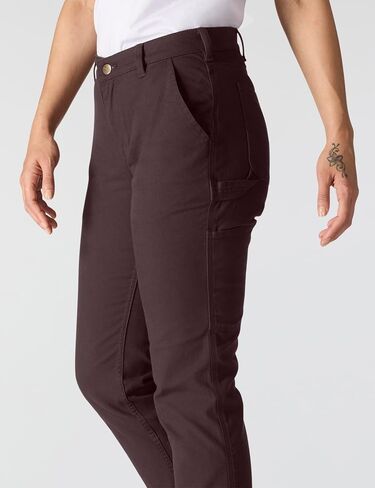 Carhartt Women's The Essential Canvas Pant ، Dark Sepia ، 26 in Saudi Arabia