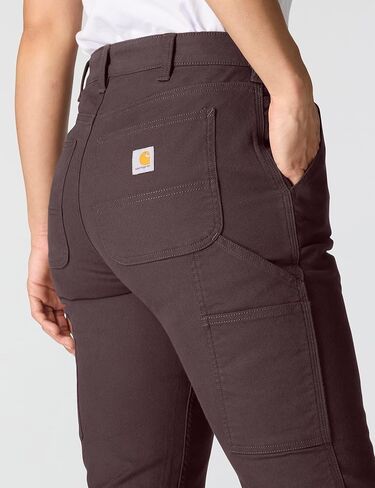Carhartt Women's The Essential Canvas Pant ، Dark Sepia ، 26 in Saudi Arabia