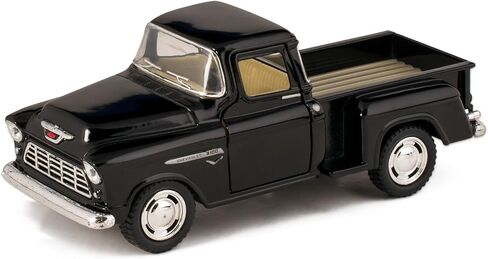 KiNSMART 1955 Chevrolet Step Side Pickup Truck, 1:32 Scale, Die Cast Metal, White, 5 Inch in Saudi Arabia