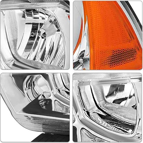 مجموعة مجموعة المصابيح الأمامية من نوع الهالوجين متوافقة مع 2011 2012 2013 2014 Dodge Charger Restenger Prastenger and Driver Side Not Forting Hid Model Housing in Kuwait