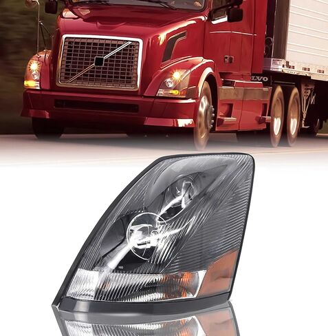 Torque Headlight PAIR for 2004-2017 Volvo VN VNL 780 670 semi Trucks VNM 200 300 430 630 670 730 780 Driver Passenger Side 2005 2006 2007 2008 2009 2010 2011 2012 2013 2014 2015 2016 2017 (TR001) in Saudi Arabia