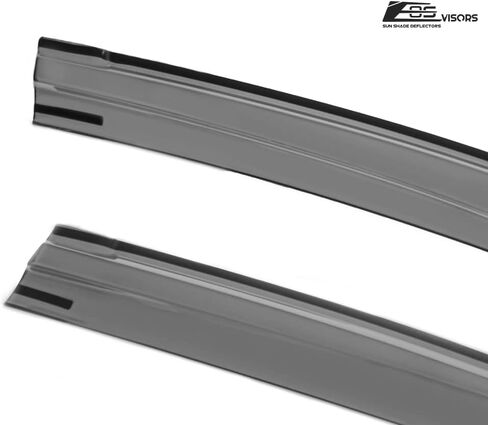 for 2012-2015 Honda Civic 4Dr Sedan | EOS Visors JDM Mugen ll Style Tape-On Smoke Tinted Side Window Vents Rain Guard Deflectors in Saudi Arabia