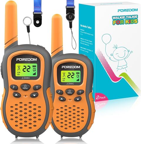 J388C Walkie Talkies for Kids 2 Pack Long Range with Flashlight - Pink in Kuwait